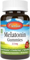 Купити амінокислоти Carlson Labs Melatonin Gummies 2.5 mg (60 tab) за ціною від 559 грн.