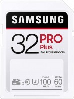 Купити карта пам'яті Samsung Pro Plus SD UHS-I U3 (Pro Plus SDHC UHS-I U3 32Gb) за ціною від 11829 грн.