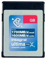 Купити карта пам'яті Integral UltimaPro X2 CFexpress Cinematic Type B 2.0 Card за ціною від 12259 грн.