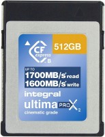 Купити карта пам'яті Integral UltimaPro X2 CFexpress Cinematic Type B 2.0 Card (512Gb) за ціною від 12259 грн.