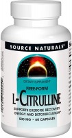 Купить аминокислоты Source Naturals L-Citrulline 500 mg (60 cap) по цене от 548 грн.