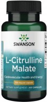 Купити амінокислоти Swanson L-Citrulline Malate 750 mg (60 cap) за ціною від 564 грн.