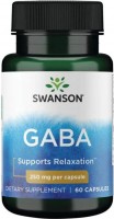 Купити амінокислоти Swanson GABA 250 mg (60 cap) за ціною від 305 грн.