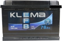 Купить автоаккумулятор KLEMA EFB (6CT-78R) по цене от 2919 грн.