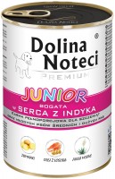 Купить корм для собак Dolina Noteci Premium Junior Rich in Turkey Hearts 400 g  по цене от 122 грн.