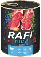 Купить корм для собак Rafi Adult Grain Free Lamb Canned 800 g  по цене от 143 грн.