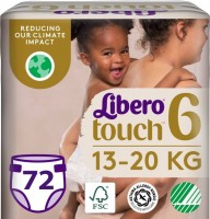 Купити підгузки Libero Touch Open 6 (/ 72 pcs) за ціною від 1206 грн.