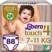 Купить подгузники Libero Touch Open 4 (/ 88 pcs) по цене от 1018 грн.