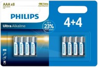 Купить акумулятор / батарейка Philips Ultra Alkaline 8xAAA: цена от 199 грн.