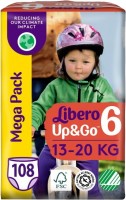 Купить подгузники Libero Up and Go 6 (/ 108 pcs) по цене от 1535 грн.