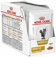 Купити корм для кішок Royal Canin Urinary S/O Moderate Calorie Cat Gravy Pouch 12 pcs  за ціною від 450 грн.