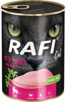 Купити корм для кішок Rafi Cat Canned with Turkey 400 g  за ціною від 88 грн.