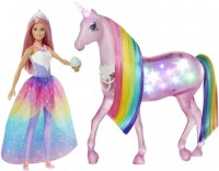 Купити лялька Barbie Dreamtopia Magical Lights Unicorn GWM78 за ціною від 4610 грн.