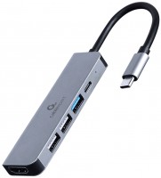 Купить картридер / USB-хаб Cablexpert A-CM-COMBO5-03  по цене от 558 грн.