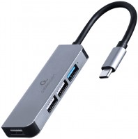 Купить картридер / USB-хаб Cablexpert UHB-CM-U3P1U2P3-01  по цене от 358 грн.