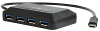 Купить кардридер / USB-хаб Maxxter ACT-HUB3C-4P: цена от 425 грн.