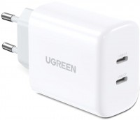 Купить зарядное устройство Ugreen 2xUSB C 40W Wall Charger  по цене от 689 грн.