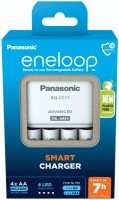 Купити зарядка для акумуляторної батарейки Panasonic Advanced Charger + Eneloop 4xAA 2000 mAh  за ціною від 1550 грн.