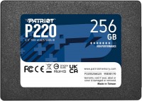 Купити SSD Patriot Memory P220 (P220S256G25) за ціною від 750 грн.