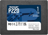 Купити SSD Patriot Memory P220 (P220S1TB25) за ціною від 2299 грн.