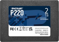 Купити SSD Patriot Memory P220 (P220S2TB25) за ціною від 3914 грн.