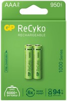 Купити акумулятор / батарейка GP Recyko 2xAAA 950 mAh  за ціною від 534 грн.