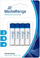 Купить аккумулятор / батарейка MediaRange Premium Alkaline 4xAAA: цена от 49 грн.
