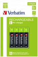 Купить акумулятор / батарейка Verbatim 4xAAA 950 mAh: цена от 216 грн.