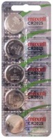 Купить аккумулятор / батарейка Maxell 5xCR2025  по цене от 100 грн.