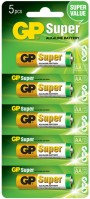Купить аккумулятор / батарейка GP Super Alkaline 5xAA  по цене от 139 грн.