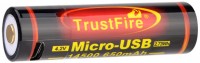 Купить аккумулятор / батарейка TrustFire 1x14500 650 mAh micro USB  по цене от 280 грн.