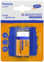 Купить аккумулятор / батарейка ASKO-UKREM Super Alkaline 1xKrona  по цене от 61 грн.
