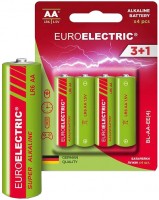 Купить аккумулятор / батарейка EUROELECTRIC Super Alkaline 4xAA  по цене от 49 грн.