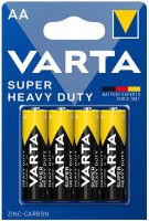 Купить аккумулятор / батарейка Varta Super Heavy Duty 4xAA  по цене от 41 грн.
