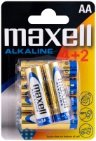 Купить аккумулятор / батарейка Maxell Alkaline 6xAA  по цене от 144 грн.