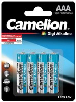 Купить акумулятор / батарейка Camelion Digi Alkaline 4xAAA: цена от 119 грн.