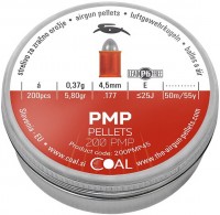 Купити кулі й патрони Coal PMP 4.5 mm 0.37 g 200 pcs  за ціною від 427 грн.