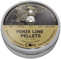Купить пули и патроны Coal Fenix Line 4.5 mm 0.62 g 450 pcs: цена от 468 грн.