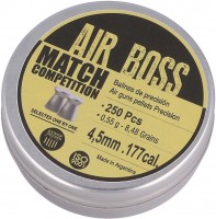 Купить кулі й патрони AirBoss Mach Competition 4.5 mm 0.55 g 250 pcs: цена от 239 грн.
