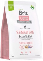 Купити корм для собак Brit Care Sensitive Insect/Fish 3 kg  за ціною від 1210 грн.