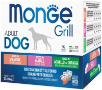 Купить корм для собак Monge Grill Pouches Lamb/Vegetables/Pork/Salmon 12 pcs: цена от 430 грн.