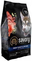 Купити корм для собак Savory Junior Large Rich in Fresh Turkey/Chicken 3 kg  за ціною від 749 грн.