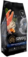 Купити корм для кішок Savory Adult Cat Gourmand Fresh Salmon/White Fish 2 kg  за ціною від 590 грн.