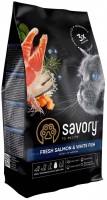 Купити корм для кішок Savory Adult Cat Gourmand Fresh Salmon/White Fish 400 g  за ціною від 210 грн.