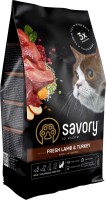 Купить корм для кошек Savory Adult Cat Sensitive Digestion Fresh Lamb/Turkey 400 g  по цене от 207 грн.