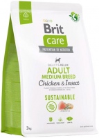 Купити корм для собак Brit Care Adult Medium Chicken/Insect 3 kg  за ціною від 529 грн.