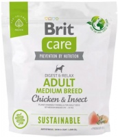 Купити корм для собак Brit Care Adult Medium Chicken/Insect 1 kg  за ціною від 252 грн.