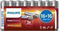 Купить акумулятор / батарейка Philips Power Alkaline 32xAAA: цена от 699 грн.