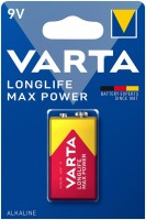 Купить аккумулятор / батарейка Varta Longlife Max Power 1xKrona: цена от 130 грн.