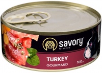 Купити корм для собак Savory Gourmand Turkey Pate 100 g  за ціною від 42 грн.